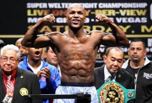KING OF THE RING: Mayweather will challenge Canelo Alvarez on 14 September in Las Vegas 
